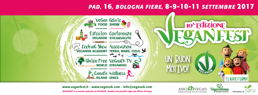 Il banner del Vegan Fest 2017