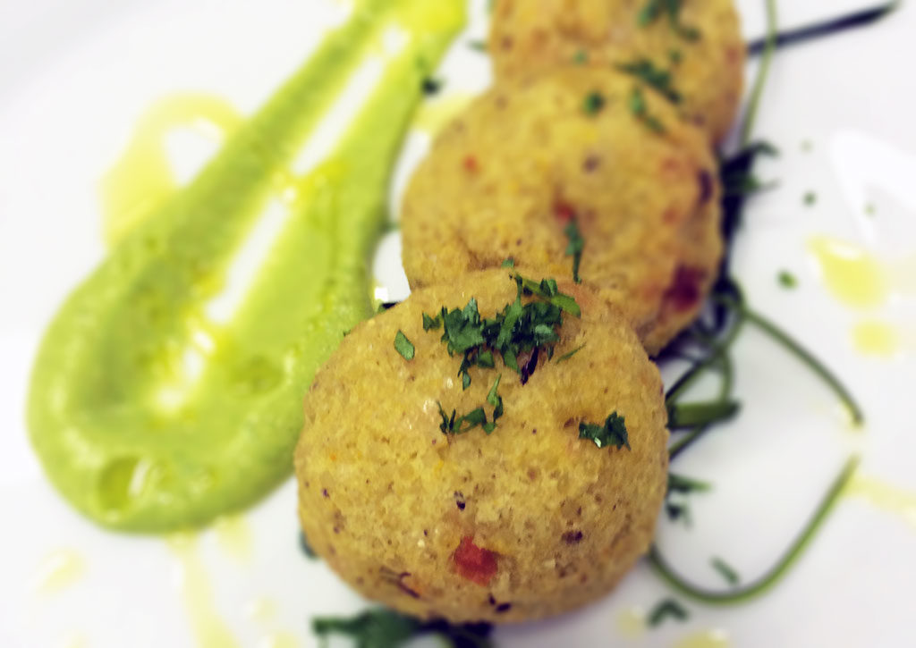 polpette di cous cous e verdure